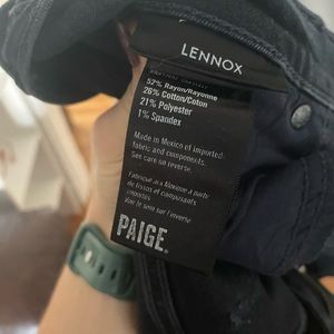 Men’s Paige jeans dark wash, barely worn!